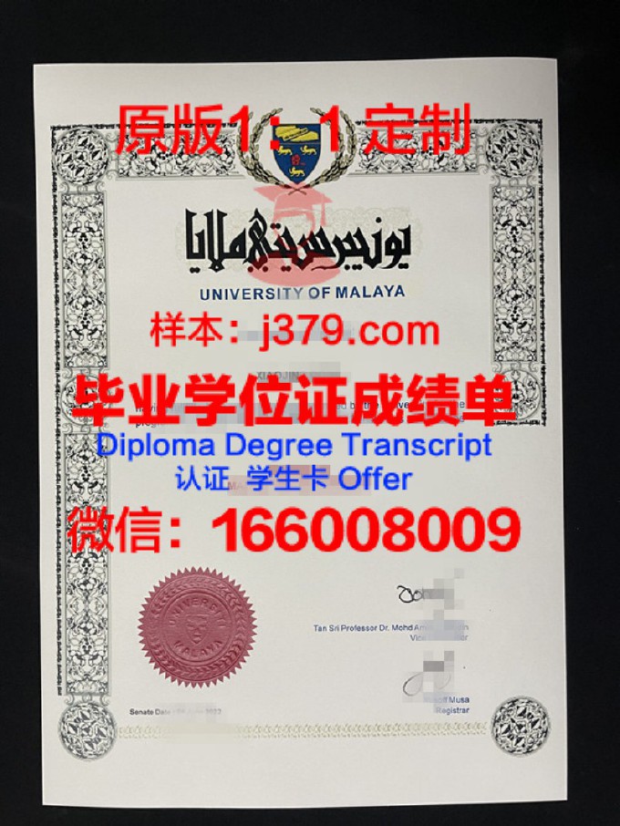 马来亚大学毕业证样本及图片(马来西亚大学毕业证图片)
