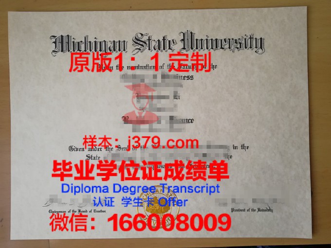 密歇根州立大学毕业证(密歇根州立大学毕业回国就业)